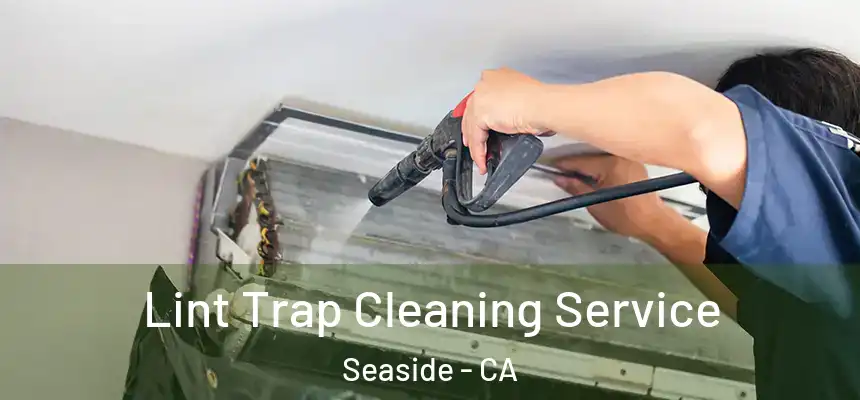 Lint Trap Cleaning Service Seaside - CA